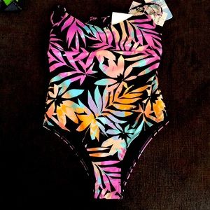 Roxie One Piece Swimwear Palm print